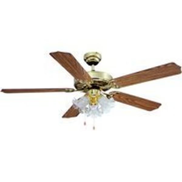 Boston Harbor CF-78021L Ceiling Fan, Dual Mount, With 3 Light Kit, 52In, Boston Harbor, Mfr#: CF-78021L